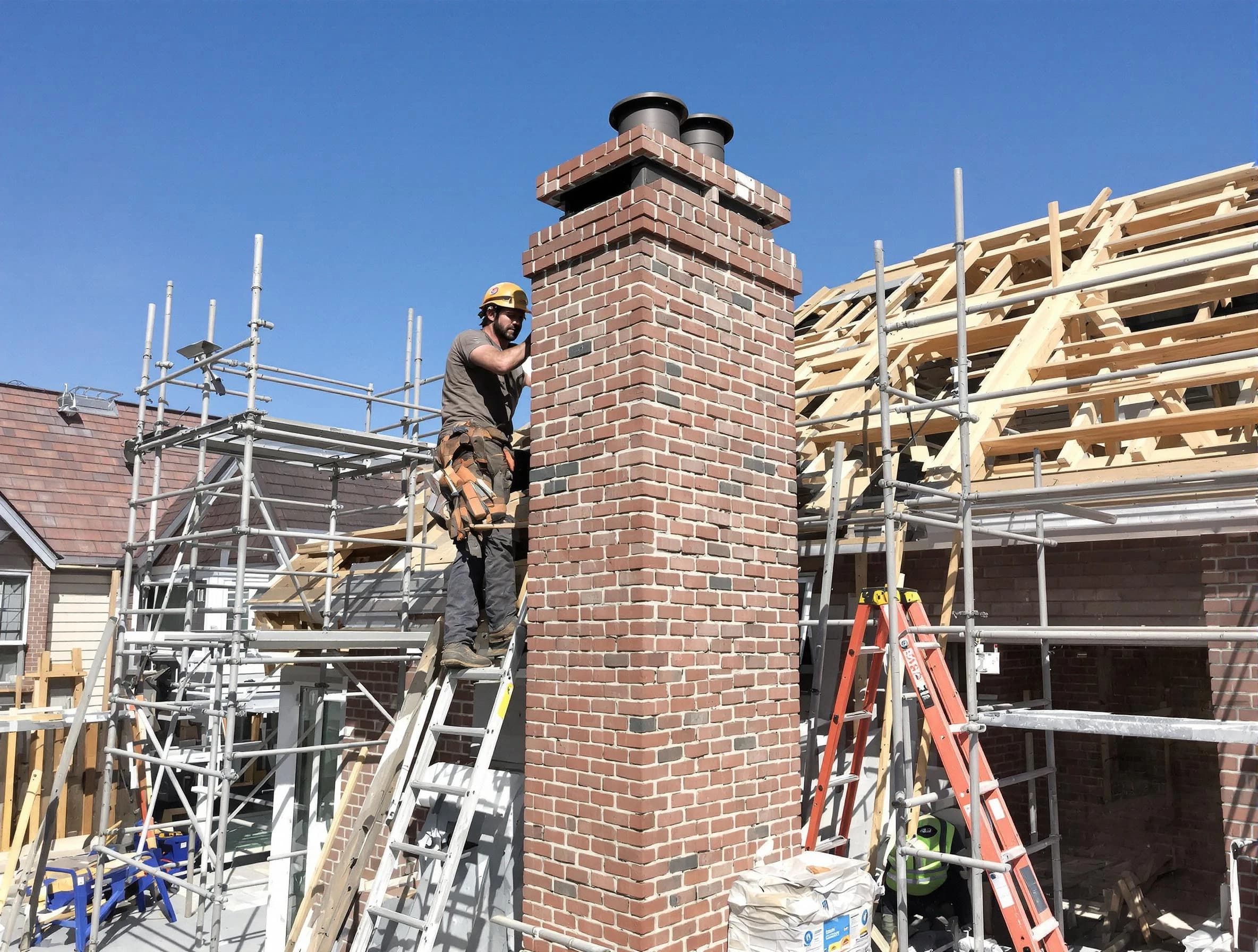New chimney installation completed by West Mifflin Chimney Sweep in West Mifflin, PA