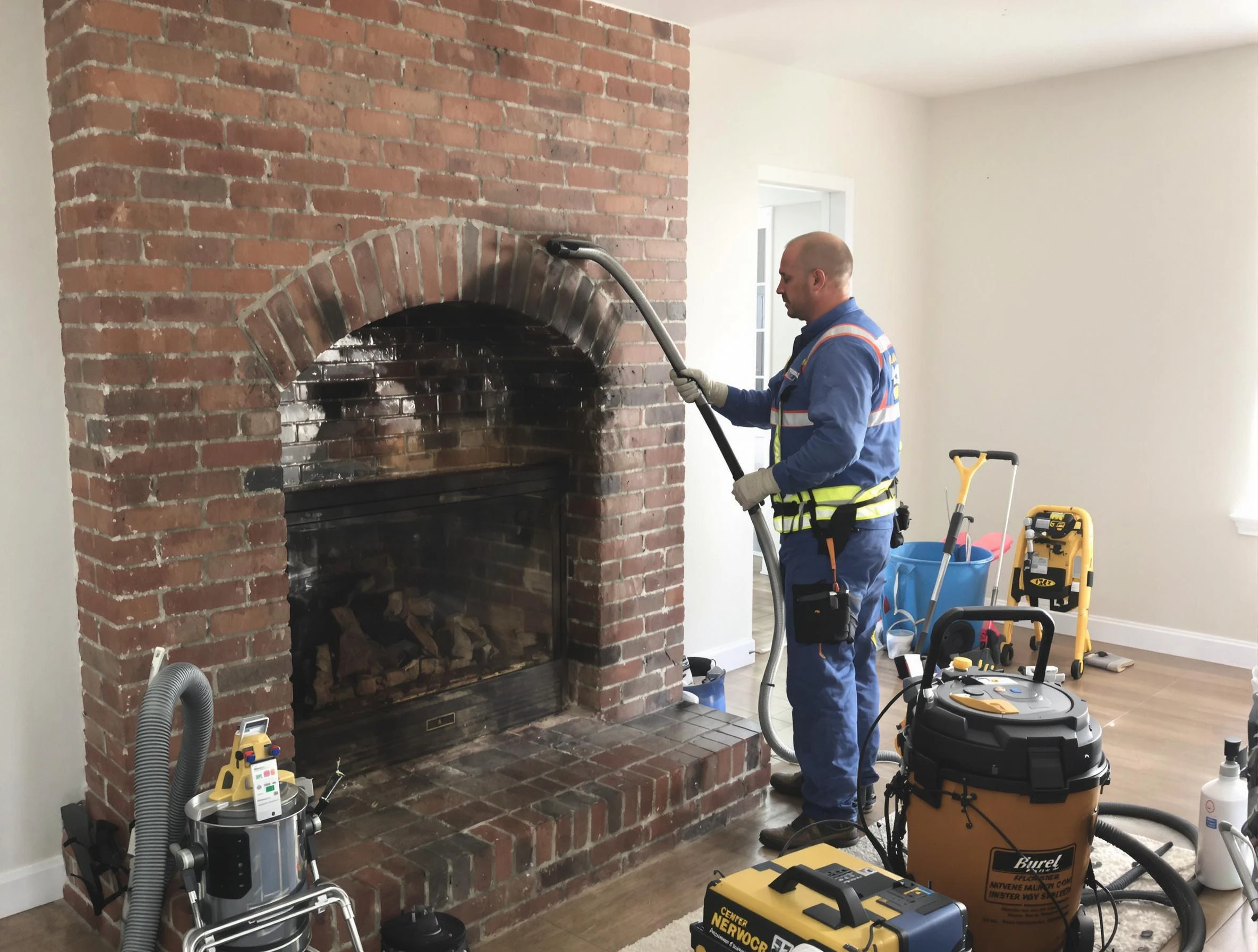 West Mifflin Chimney Sweep expert performing detailed chimney sweep in West Mifflin, PA